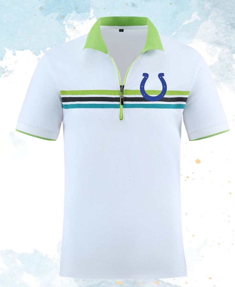Indianapolis Colts white style #2 Men 2025 NFL polo T shirt